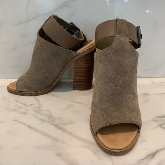 Marc Fisher Brown Suede Block Heels (US 6.5) - Picture 2 of 5